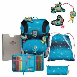 Online DerDieDas ErgoFlex Tiny LED Schulranzen-Set Rainbow Star
