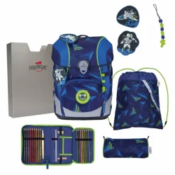 DerDieDas Schulranzen & Sets<ErgoFlex Tiny LED Schulranzen-Set Moon Mission