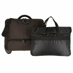 Dermata 2 Rollen Businesstrolley 41 cm Laptopfach