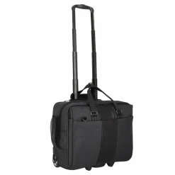 Dermata Laptoptaschen|Businesstrolleys Mit Laptopfach<2 Rollen Businesstrolley 46 cm Laptopfach schwarz