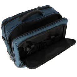 Dermata 2 Rollen Businesstrolley 41 cm Laptopfach