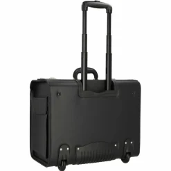 Dermata Pilotenkoffer<2 Rollen Pilotentrolley 40 cm schwarz