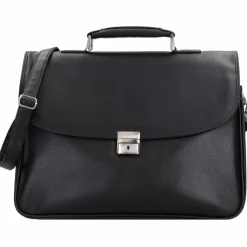 Hot Dermata Aktentasche 41 cm Laptopfach schwarz