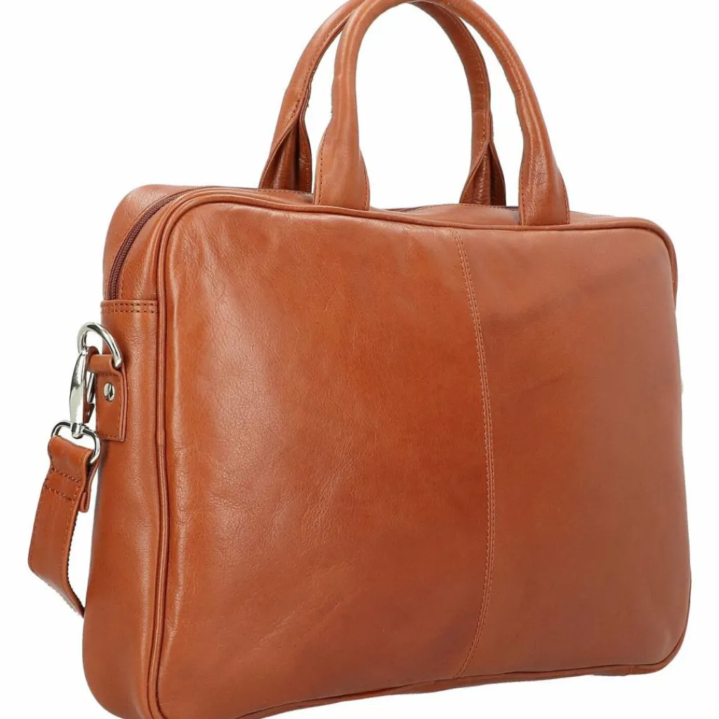 Dermata Aktentasche Leder 39 cm Laptopfach