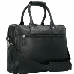 Dermata Aktentasche Leder 39 cm Laptopfach