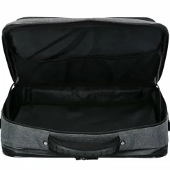 Online Dermata Basic Plus Flugumhänger 43 cm Laptopfach grau schwarz