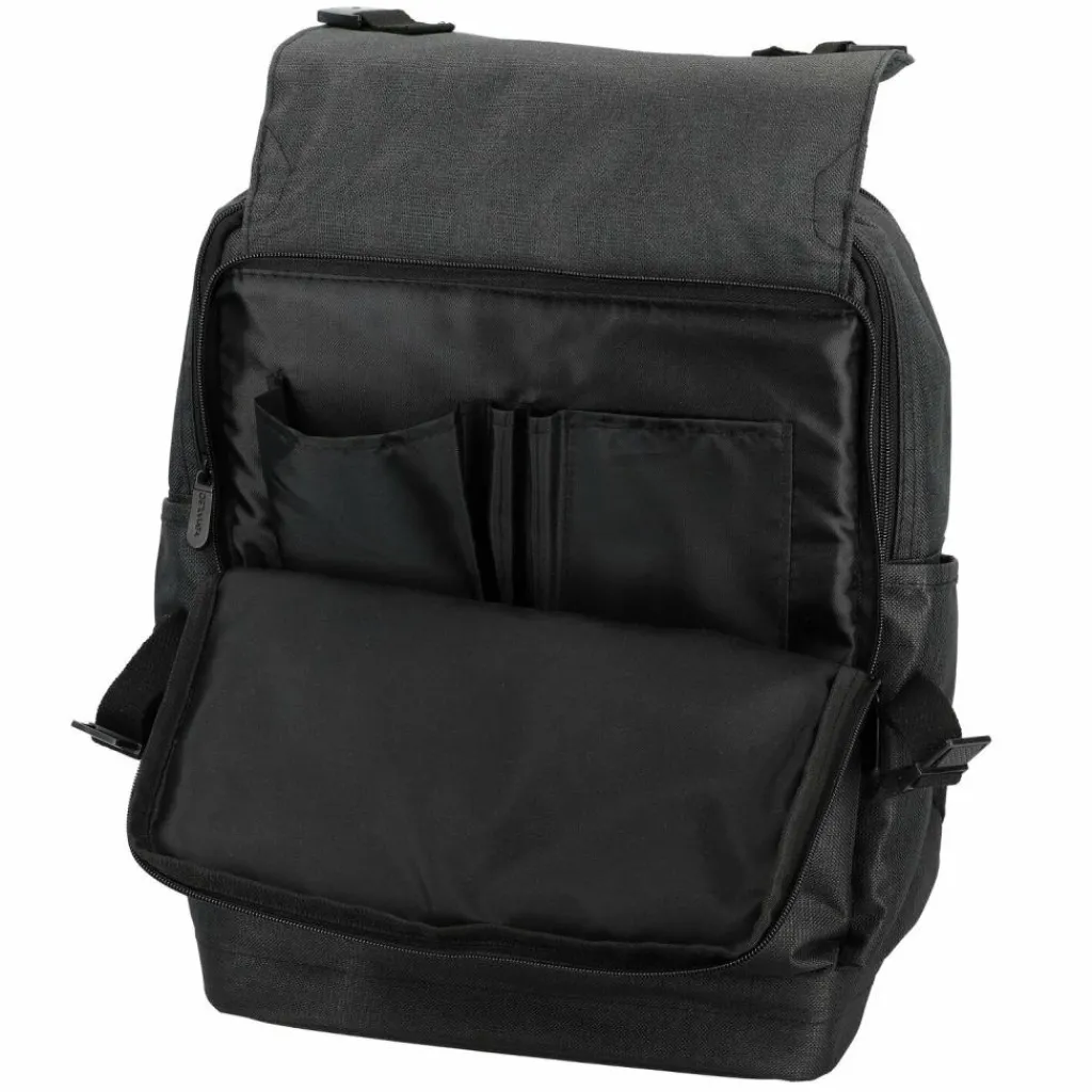 Dermata Daypacks<Daypack 43 cm Laptopfach schwarz