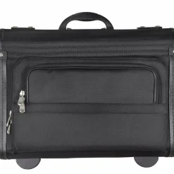 Dermata Pilotenkoffer|Laptoptaschen<Pilotenkoffer Trolley 46 cm Laptopfach schwarz