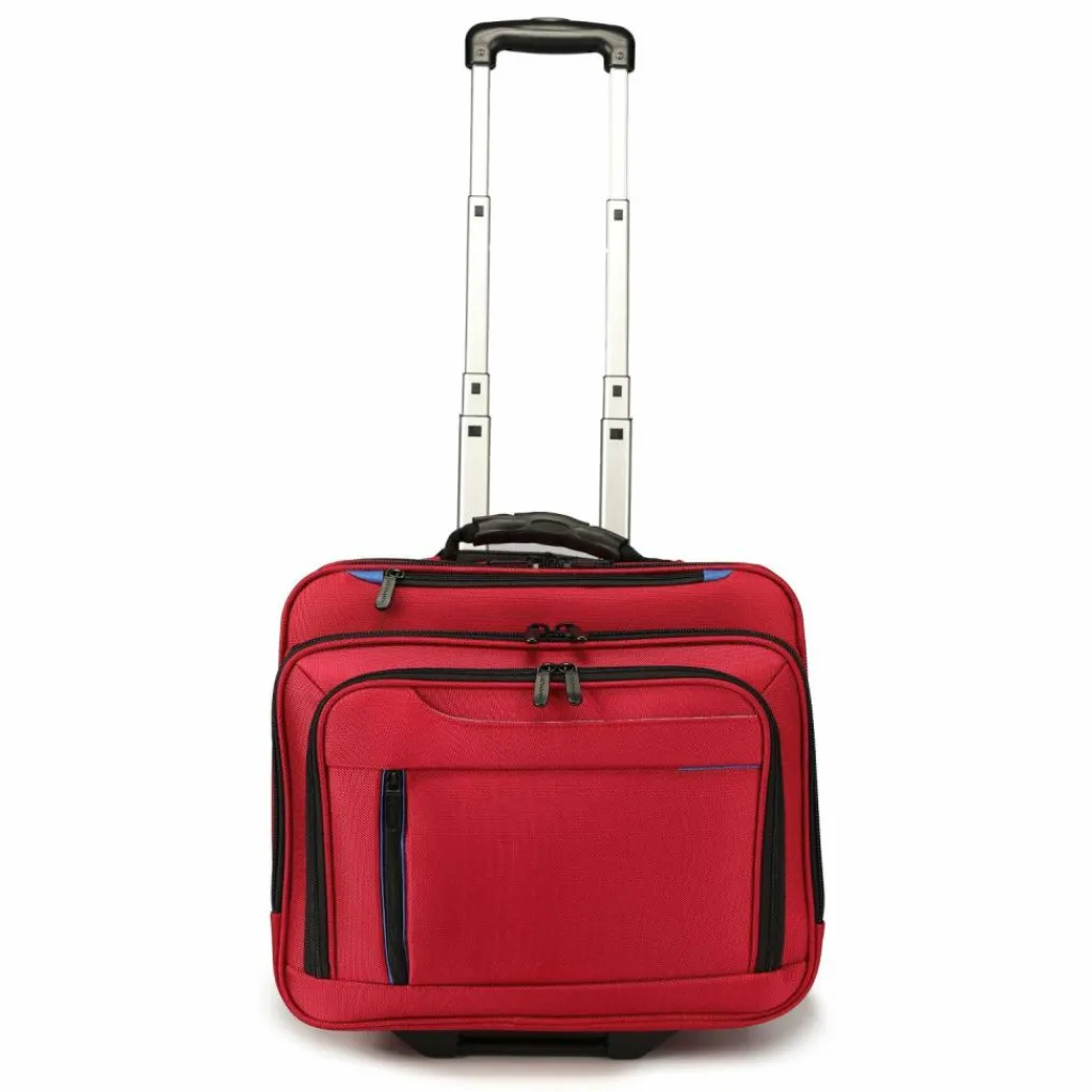 Dermata Laptoptaschen|Businesstrolleys Mit Laptopfach<2-Rollen Businesstrolley 42 cm Laptopfach rot