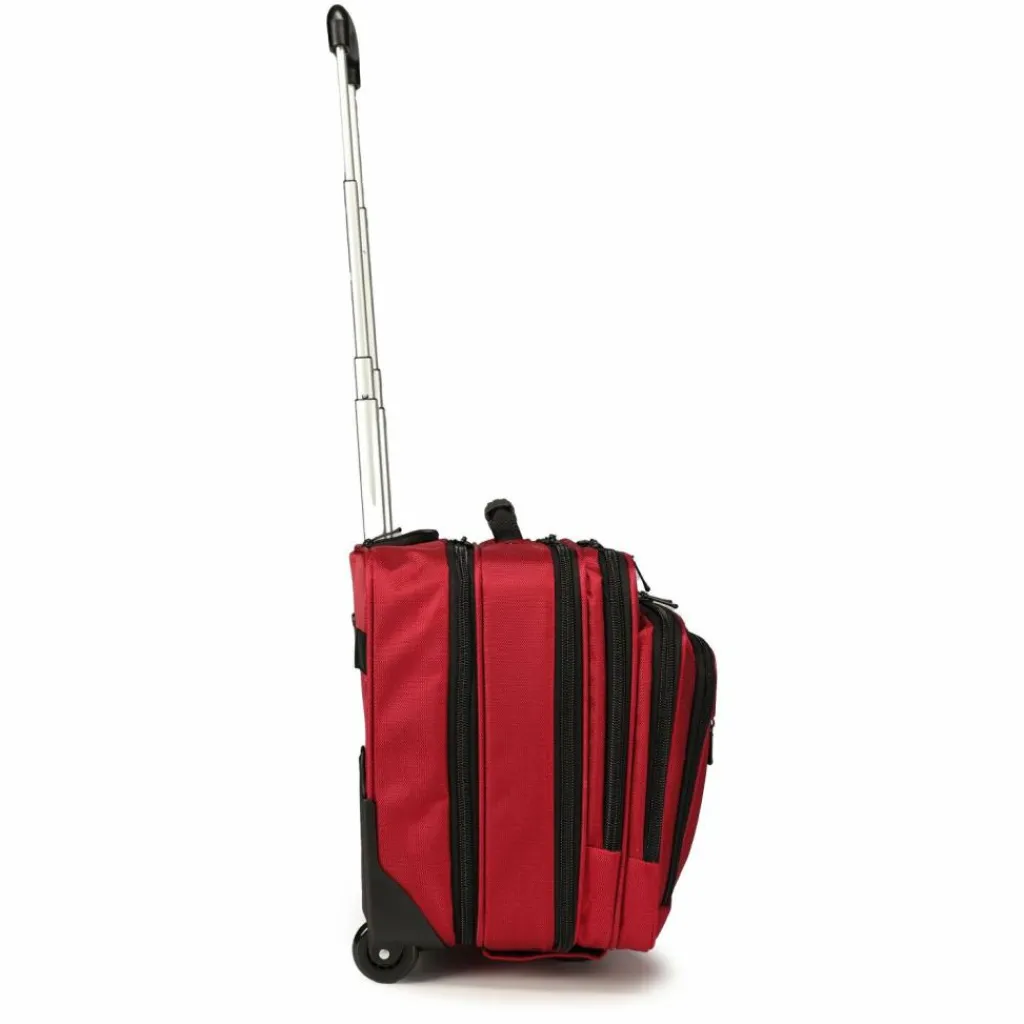 Dermata Laptoptaschen|Businesstrolleys Mit Laptopfach<2-Rollen Businesstrolley 42 cm Laptopfach rot