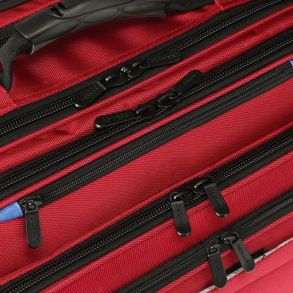 Dermata Laptoptaschen|Businesstrolleys Mit Laptopfach<2-Rollen Businesstrolley 42 cm Laptopfach rot