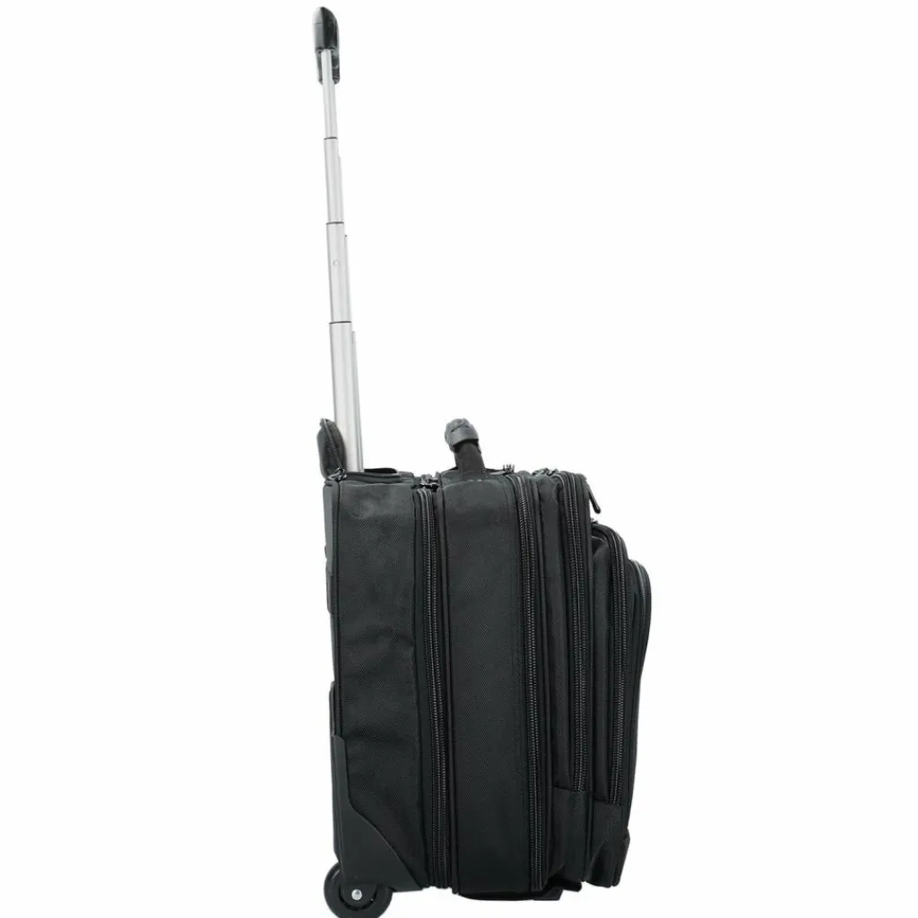 Sale Dermata 2-Rollen Businesstrolley 42 cm Laptopfach schwarz
