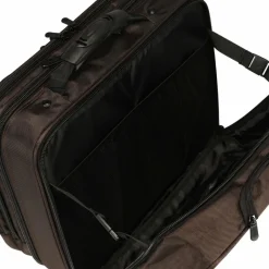 Outlet Dermata 2-Rollen Businesstrolley 42 cm Laptopfach braun