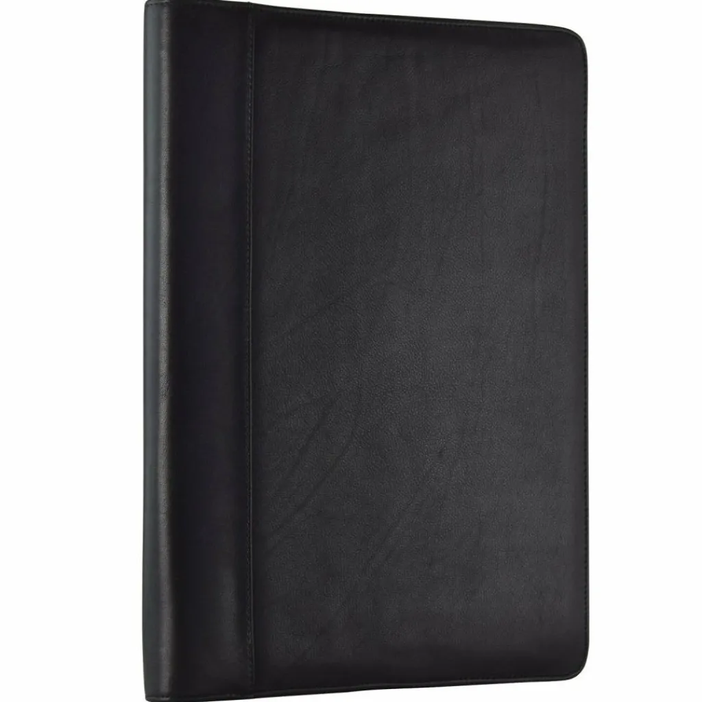 Online Dermata Schreibmappe Leder 36,5 cm schwarz