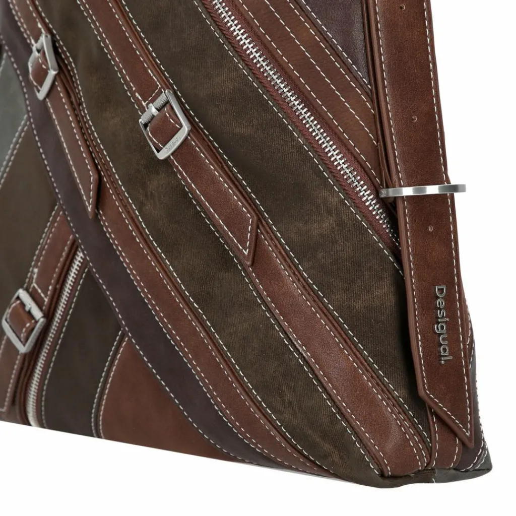 Desigual Schultertaschen<Fibonacci Buxton Schultertasche 40 cm braun