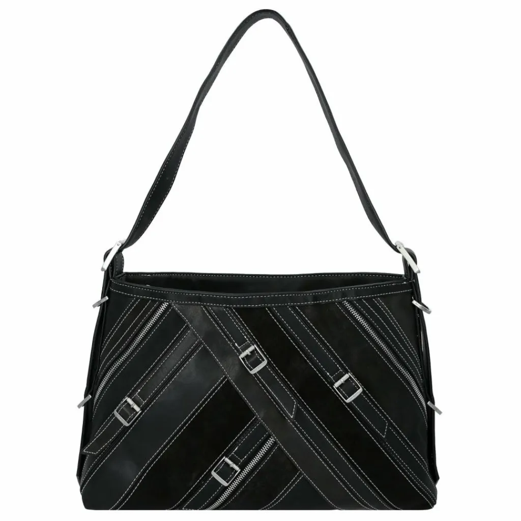 Desigual Schultertaschen|Henkeltaschen<Fibonacci Buxton Schultertasche 40 cm schwarz