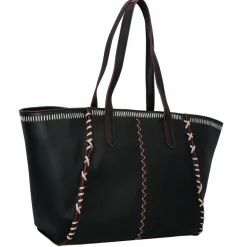 Desigual Shopper|Schultertaschen<Manhattan Pespuntes Shopper Tasche 34 cm schwarz