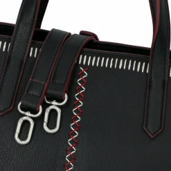 Desigual Shopper|Schultertaschen<Manhattan Pespuntes Shopper Tasche 34 cm schwarz