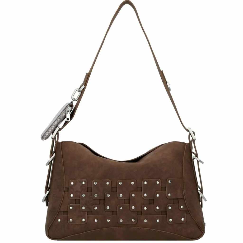 Desigual Schultertaschen|Henkeltaschen<New Patch Schultertasche 37.5 cm braun