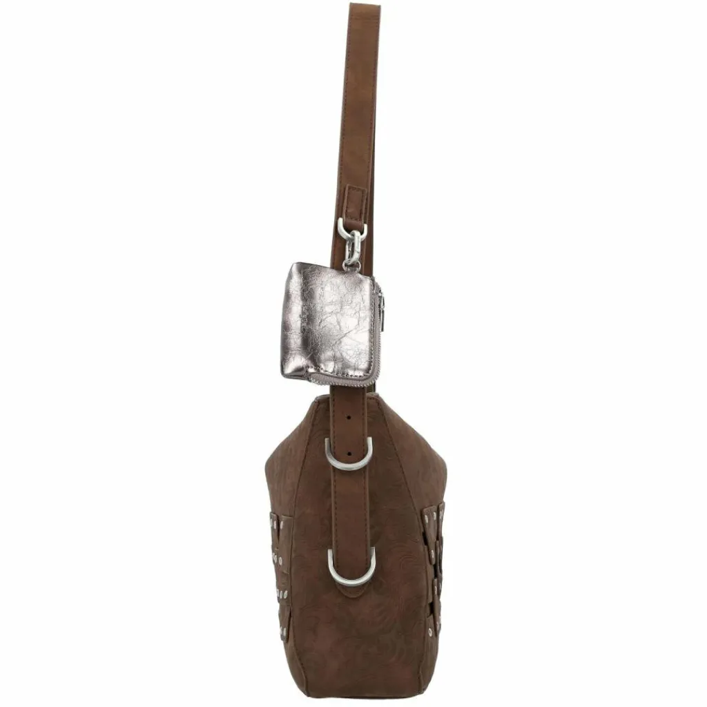 Desigual Schultertaschen|Henkeltaschen<New Patch Schultertasche 37.5 cm braun