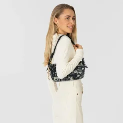 Desigual Schultertaschen<Newspaper Donosti Schultertasche 25 cm schwarz