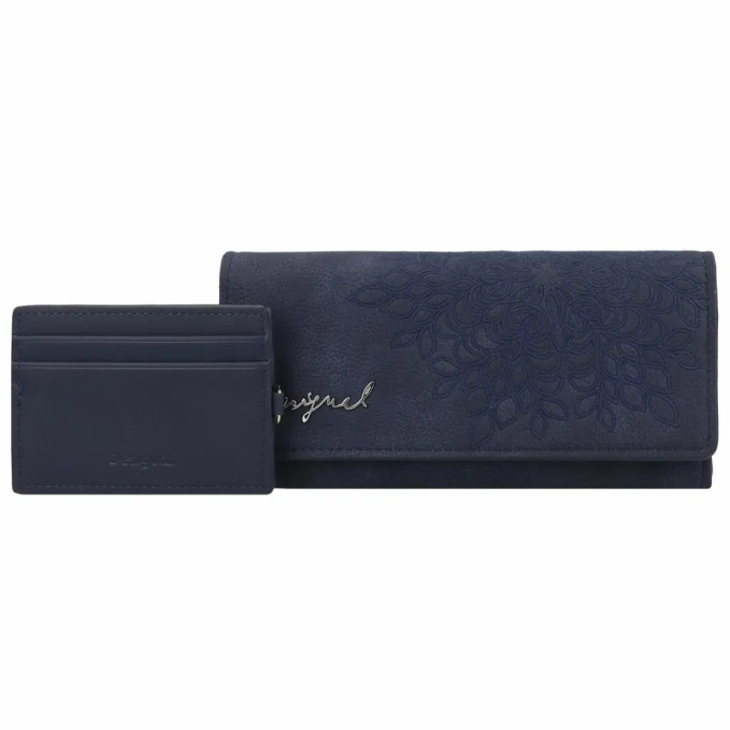 Desigual Damengeldbörsen Querformat<Sierra Mariona Geldbörse 19 cm blau