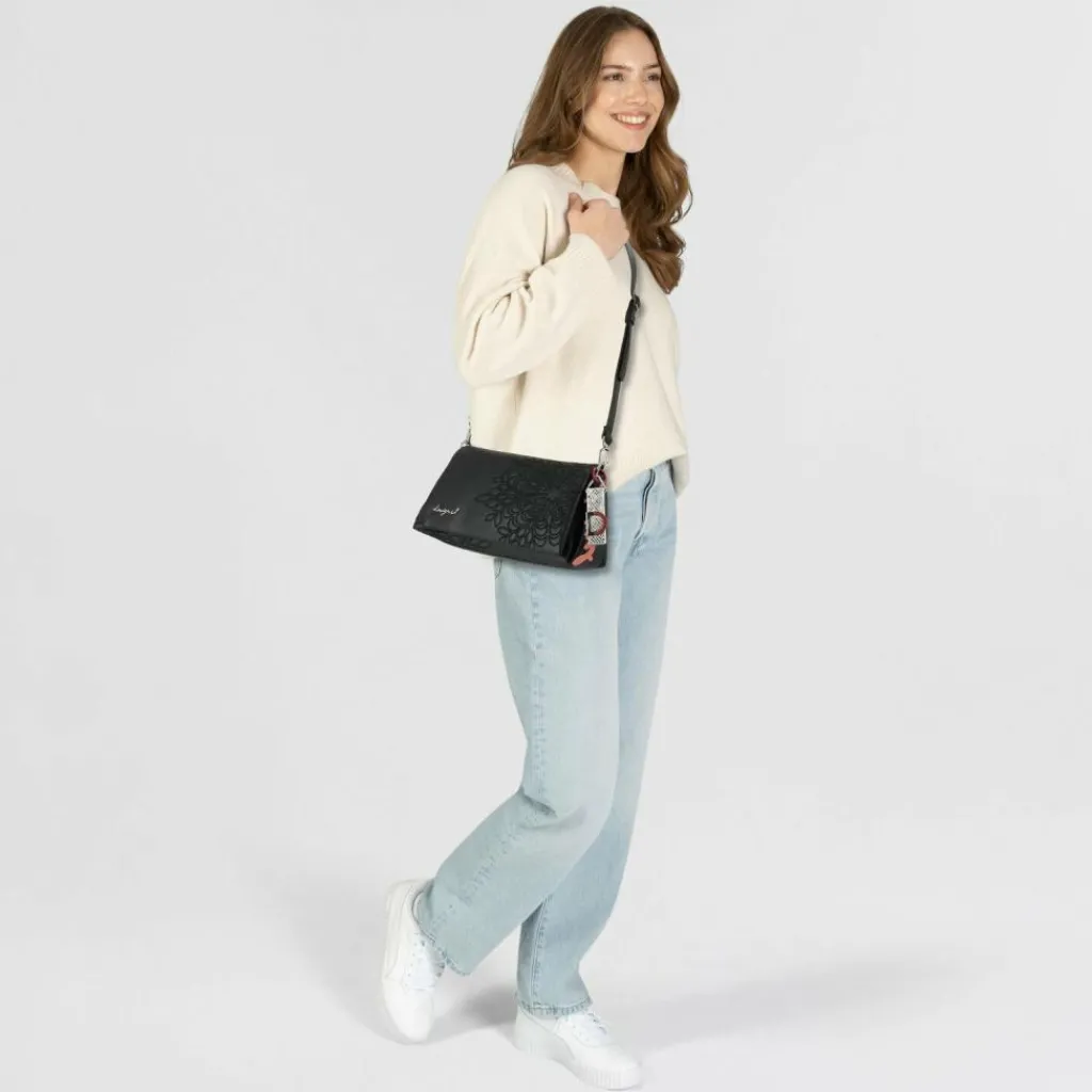 Desigual Schultertaschen<Sierra Naron Schultertasche 26 cm schwarz