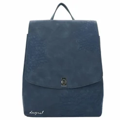 New Desigual Sierra Sumy City Rucksack 28 cm blau