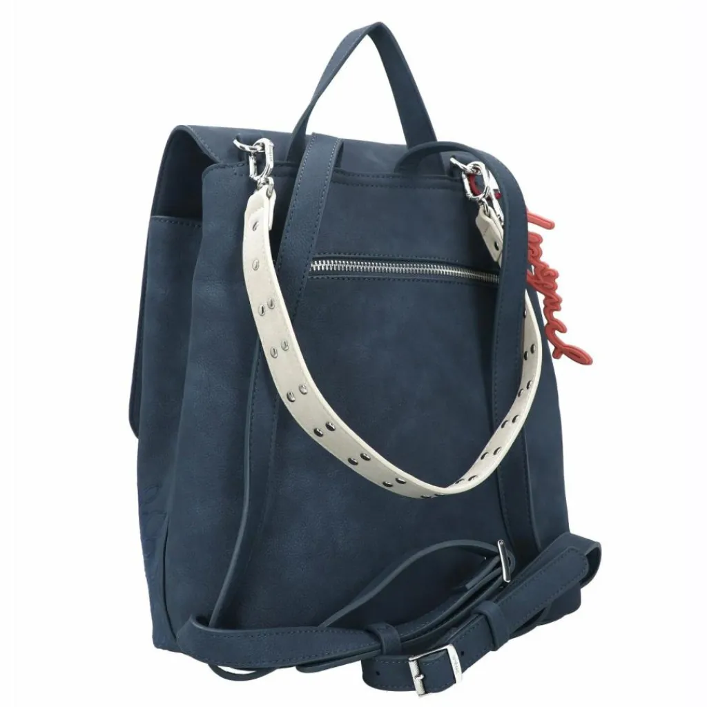 New Desigual Sierra Sumy City Rucksack 28 cm blau