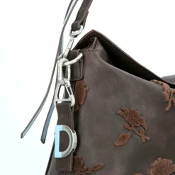 Online Desigual Stencil Flocado Jersey 2.0 Daypack 33 cm braun