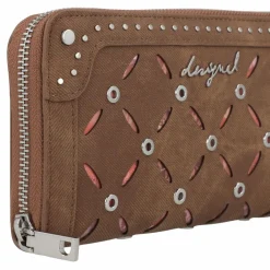 New Desigual Yankee Fiona Geldbörse 20.5 cm braun