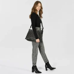 Desigual Schultertaschen<Yankee Leiria Schultertasche 40 cm schwarz