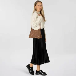 New Desigual Yankee Manaos Umhängetasche 40 cm braun