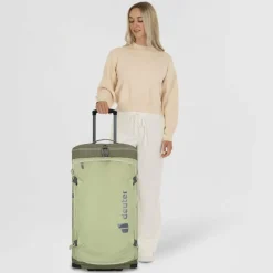 New Deuter Duffel Pro Movo 90 2 Rollen Reisetasche 86 cm mineral-grove