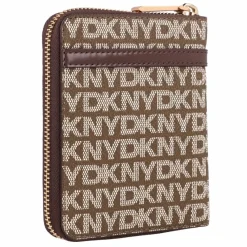 Online DKNY Avril Geldbörse Leder 12.5 cm chino-chocolate