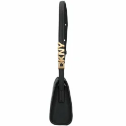 DKNY Henkeltaschen|Schultertaschen<Avril Schultertasche Leder 26 cm black-gold
