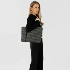 Hot DKNY Avril Shopper Tasche 42 cm black logo- black