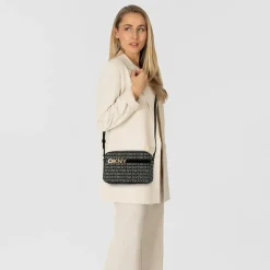 Best DKNY Avril Umhängetasche 20 cm black logo- black