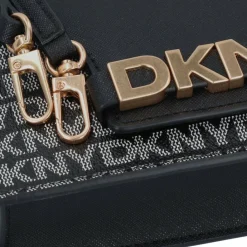 DKNY Umhängetaschen<Avril Umhängetasche Leder 19 cm bk logo-bk