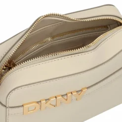 DKNY Umhängetaschen<Avril Umhängetasche Leder 23 cm lt taupe