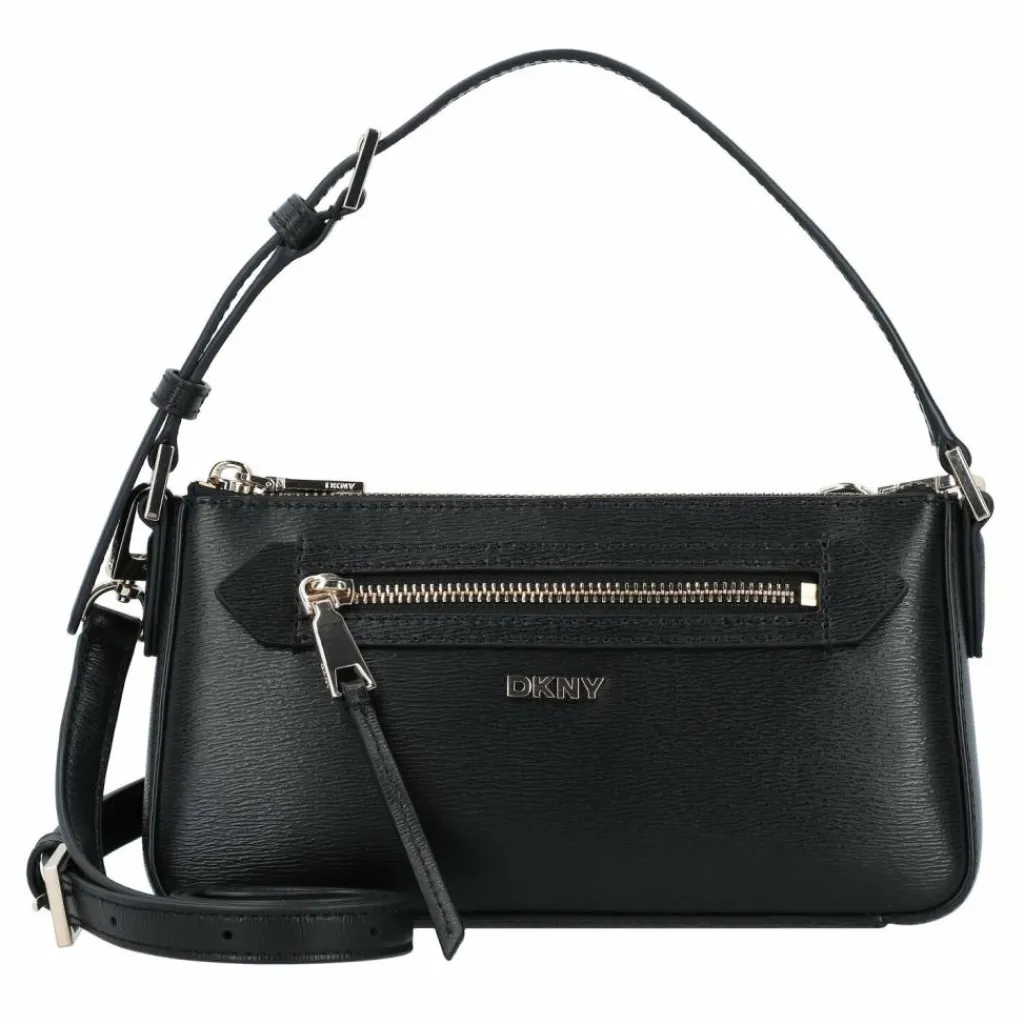 Clearance DKNY Bryant Ave Schultertasche Leder 23 cm blk-gold