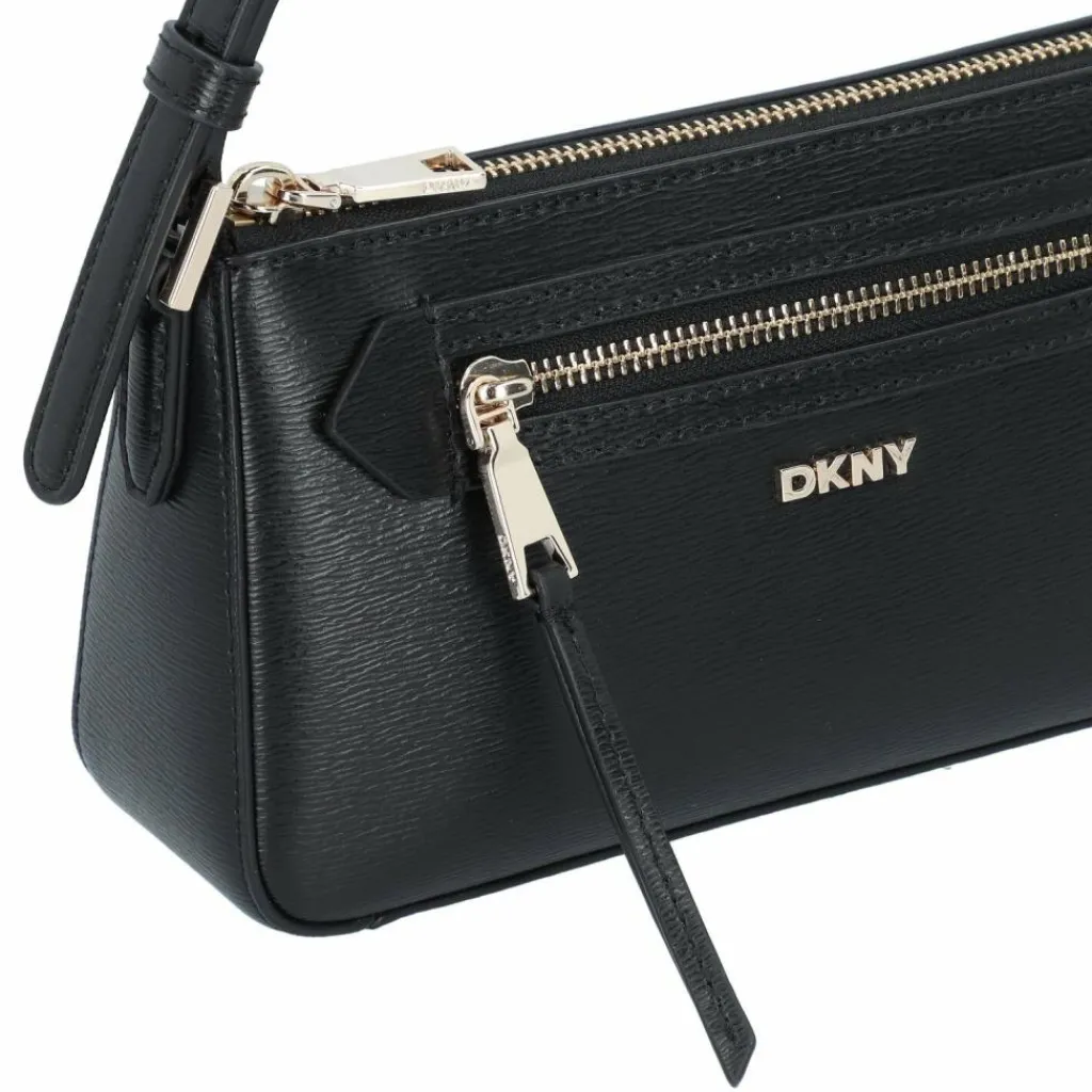 Clearance DKNY Bryant Ave Schultertasche Leder 23 cm blk-gold