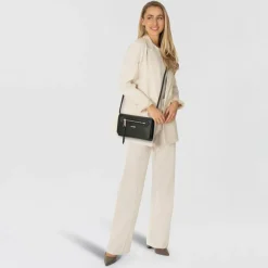 DKNY Bryant Clutch Tasche Leder 19 cm