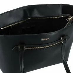 DKNY Shopper|Schultertaschen<Bryant Shopper Tasche Leder 31 cm blk-gold
