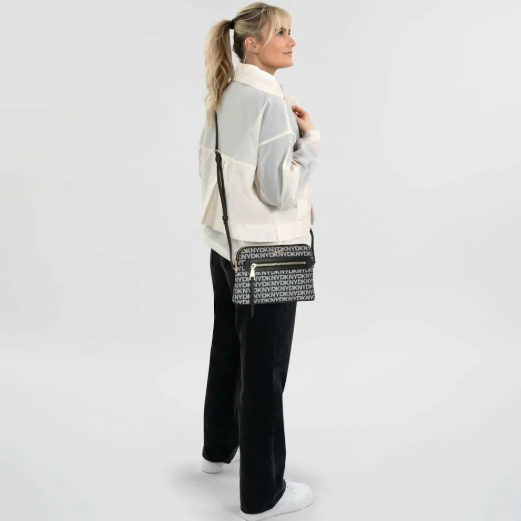 New DKNY Bryant Umhängetasche 21 cm bk logog-bk