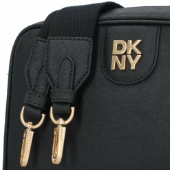 Sale DKNY Carol Umhängetasche Leder 22 cm blk-gold
