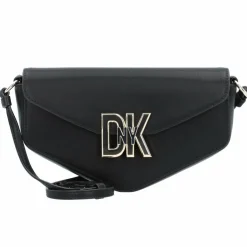 DKNY Henkeltaschen|Schultertaschen<Downtown Schultertasche Leder 25 cm blk-gold