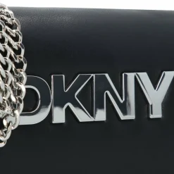 Online DKNY Maggie Clutch Tasche 19 cm black-silver