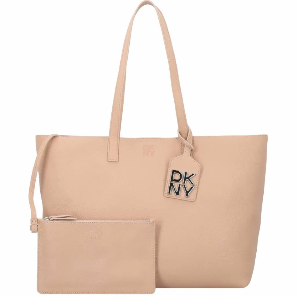 Best DKNY Milan Shopper Tasche Leder 38 cm nude