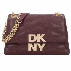 Discount DKNY Minna Schultertasche Leder 22 cm garnet